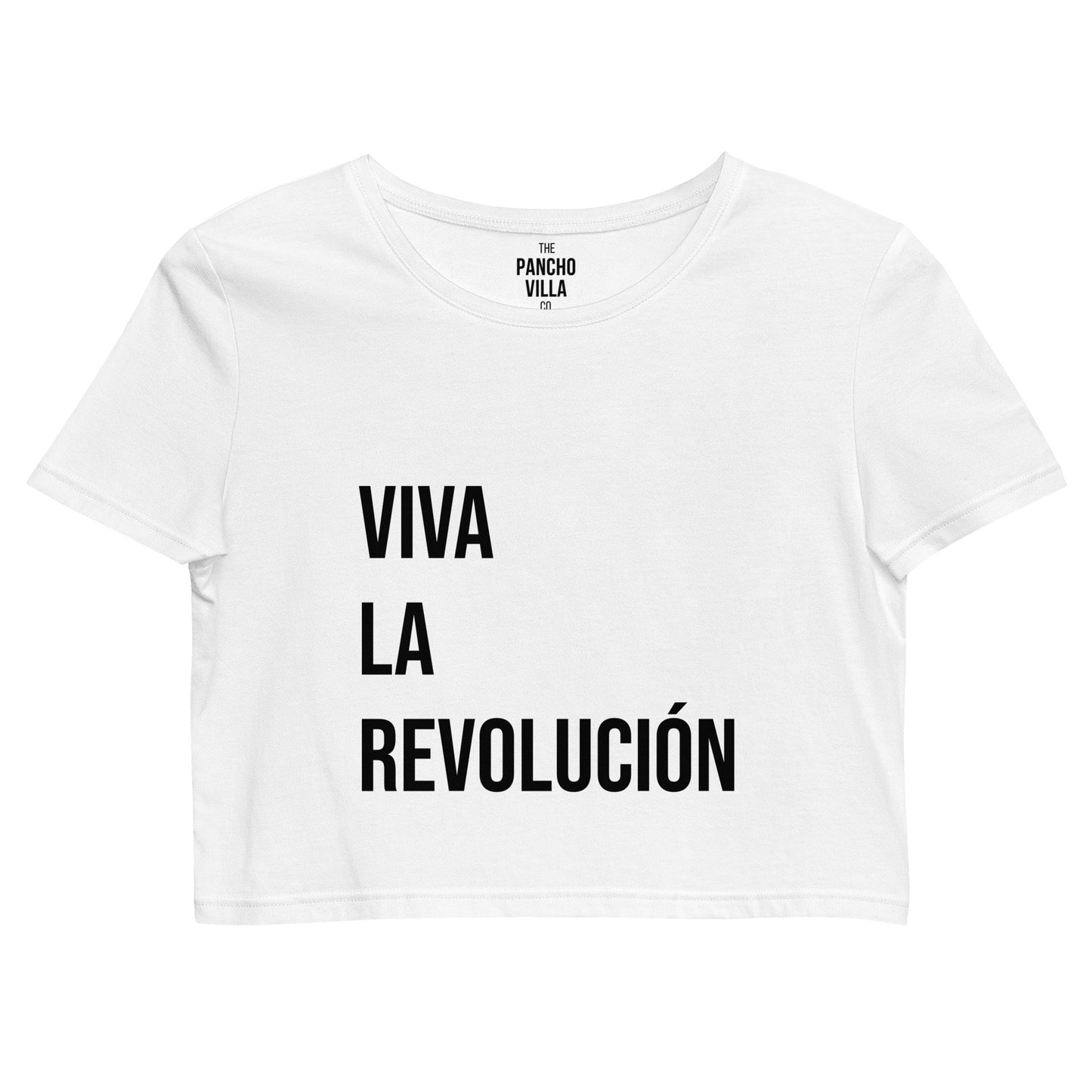 VIVA LA REVOLUCIÓN organic crop top
